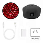 Red Light Therapy Cap for Hair Growth AU Plug Infrared LED Scalp Relaxation & Home Use Treatment