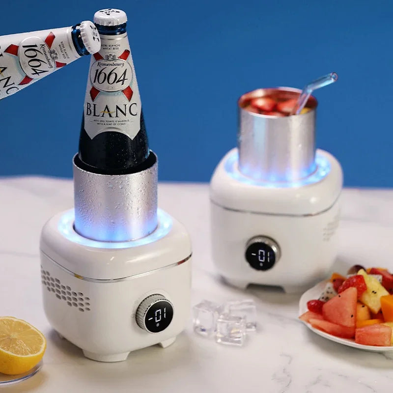 2-in-1 Electric Mug Warmer and Cooler Portable Beverage Cup