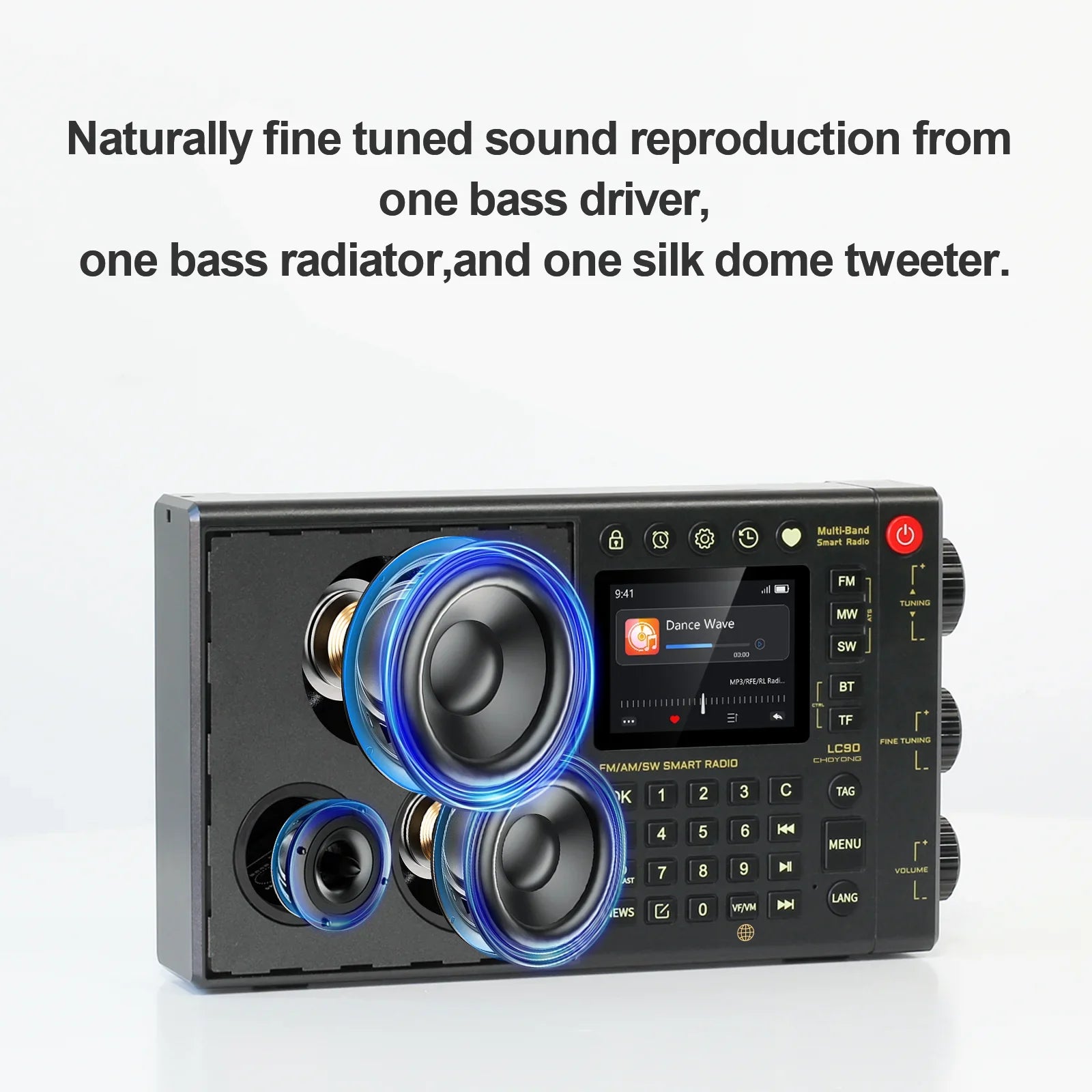 Rechargeable Outdoor Speaker Radio with Global FM Support