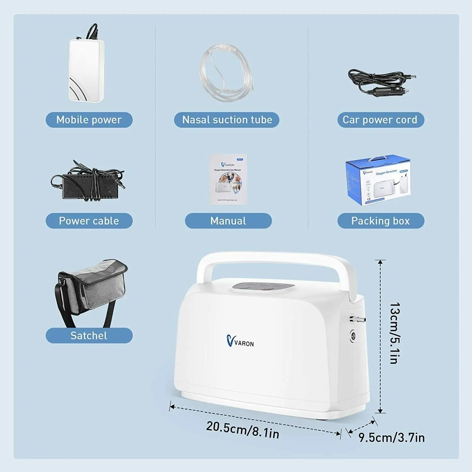 3L Pulse Flow Oxygen Concentrator for Car and Outdoor Use