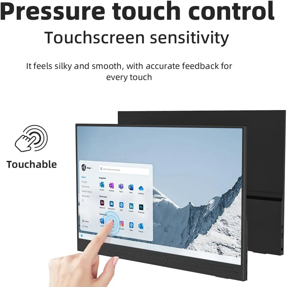 13.3" Portable 1080p Touchscreen Monitor with HDMI