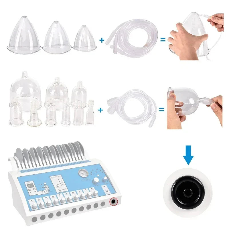 2-in-1 EMS Vacuum Breast Lifting & Slimming Machine