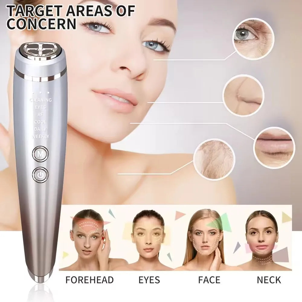 Rechargeable EMS Face Lifting Tool with LED & Vibration