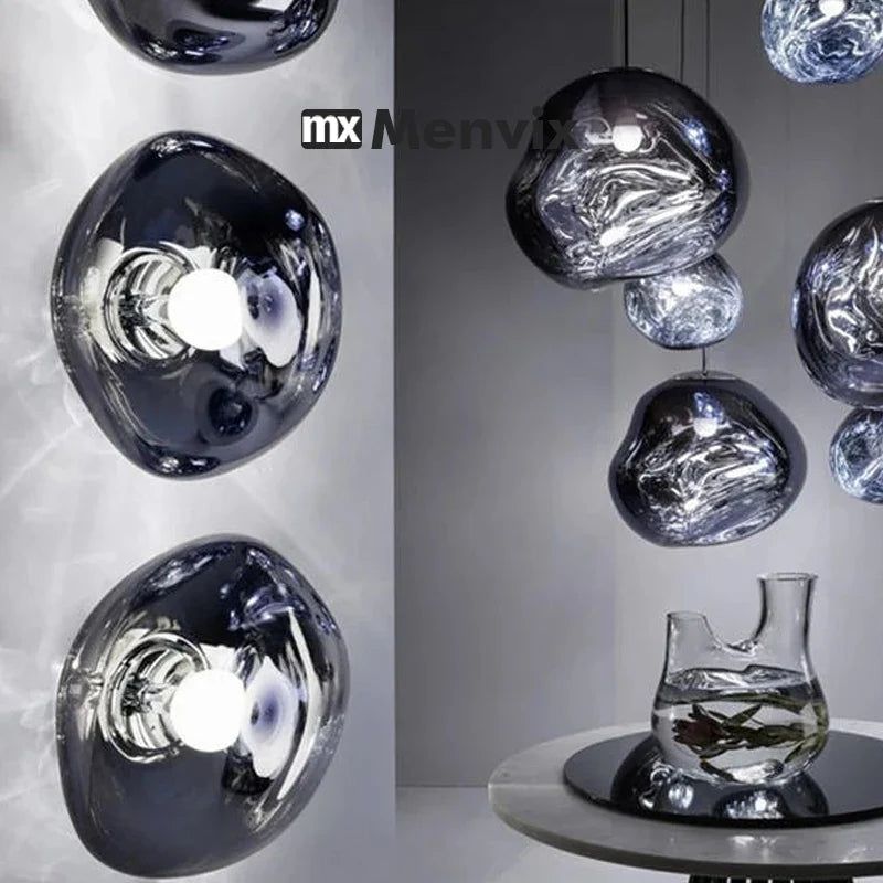 Modern Chrome Wall Lamp with Warm LED Light L180mm Chrome