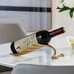 Creative Wine Bottle & Glass Stand Luxury Living Room or Cafe Display Organizer