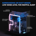 1L–8L Home Oxygen Concentrator with Touch Screen & Adjustable Flow – Quiet & Portable