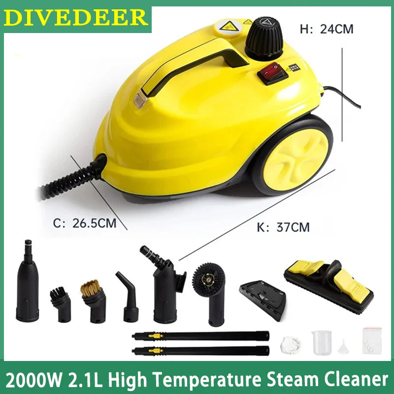 High-Temperature Steam Cleaner for Kitchen & Floors