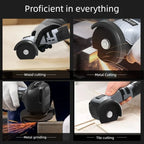 16.8V Cordless Angle Grinder Grey with Battery