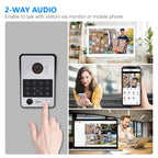 1080P Video Doorphone with Motion Detection and RFID Unlock