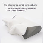 2-in-1 Memory Foam Cervical Pillow for Neck Pain Relief