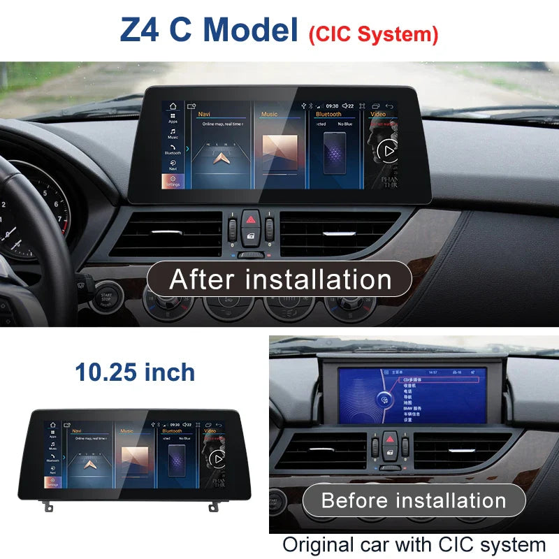 10.25" Android CarPlay Screen for BMW Z4