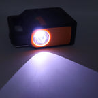 Portable 6000mAh Solar Power Bank with LED Headlight & 3 Bulbs