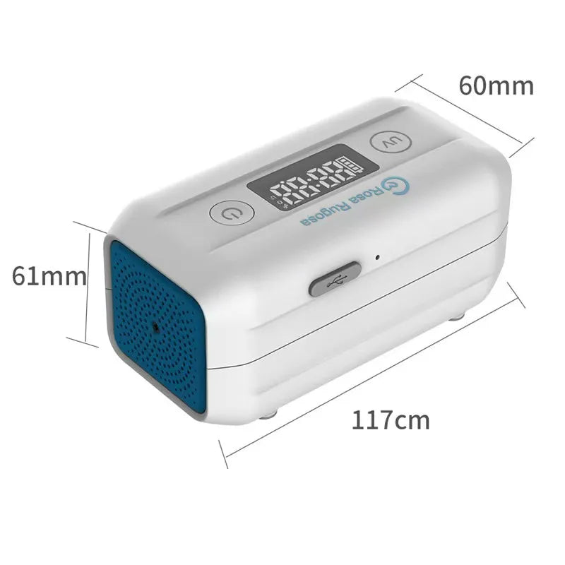 Portable CPAP Ozone Cleaner with Rechargeable Battery and Mask Kit