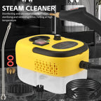 Heavy Duty 2800W Steam Cleaner Yellow-AU 105°C High-Pressure Cleaning for Home & Auto