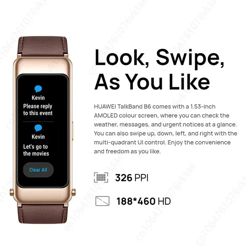 Waterproof Fitness Band with Heart Rate and Sleep Tracker