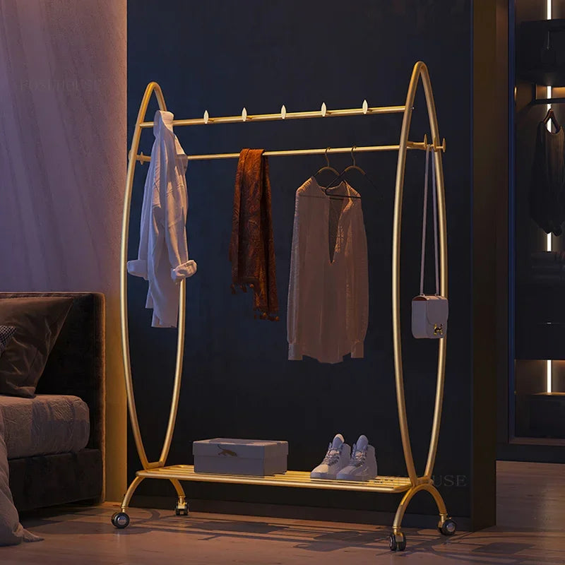 Modern Home Coat Stand Space-Saving Floor-to-Ceiling Rack for Hallway, Balcony & Living Room