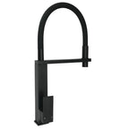 Pull-Out Swivel Kitchen Tap, Matte Black, Single Lever