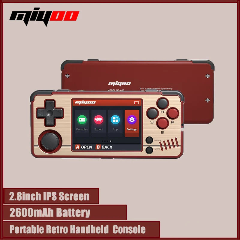 Portable Retro Handheld Console with 2.8" IPS Screen & 64GB