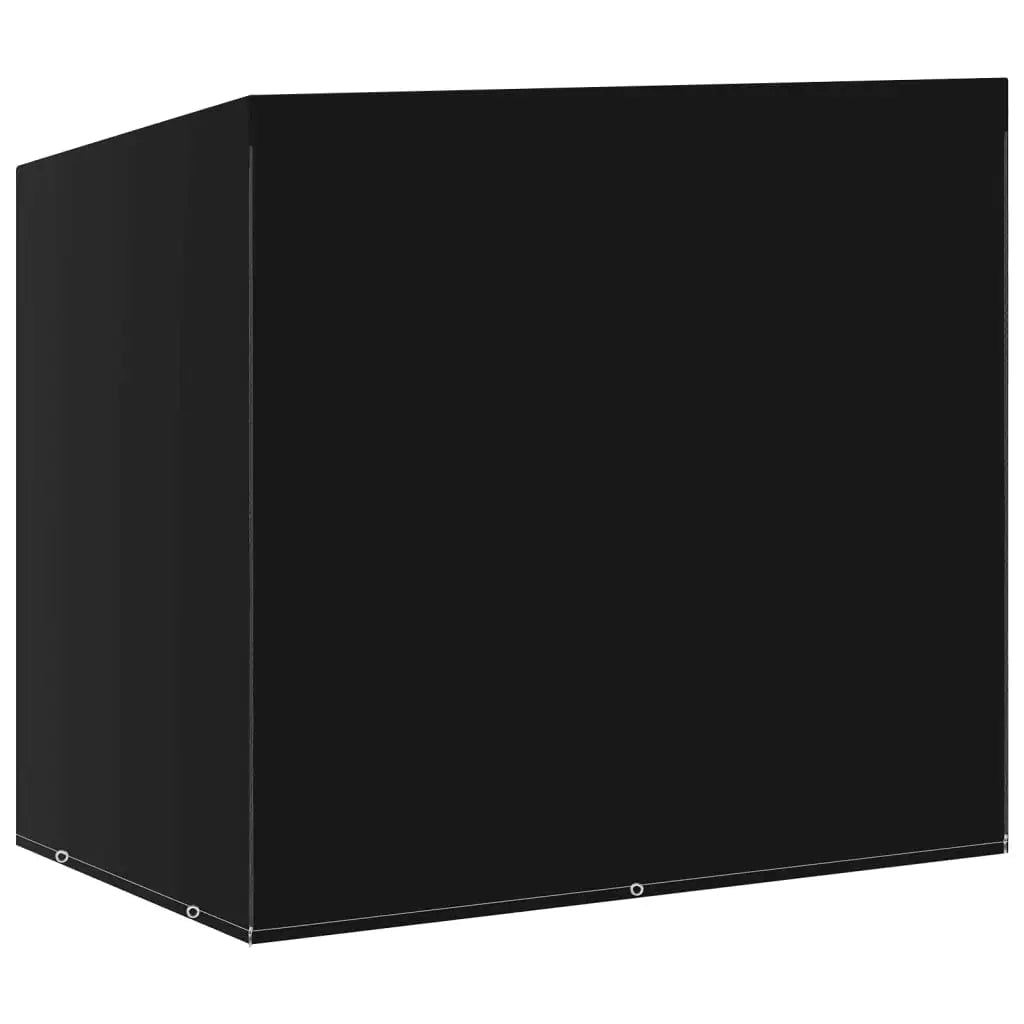 2x PE Outdoor Swing Covers – Weather-Resistant with Roll-Up Front & Fastening Rope