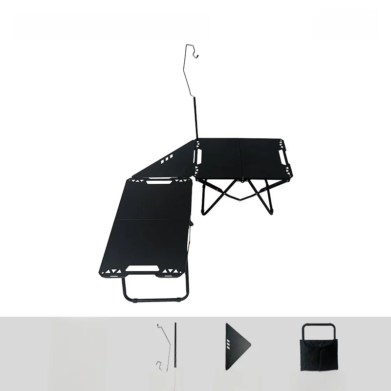 Portable Folding Outdoor Table Lightweight, Durable Carbon Steel for Camping, Picnic & BBQ