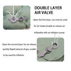 Portable Double Inflatable Camping Mattress Self-Inflating Sleeping Pad for Hiking, Beach & Outdoor Adventures