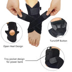 Rechargeable LED Heating Pad for Ankle Pain Relief