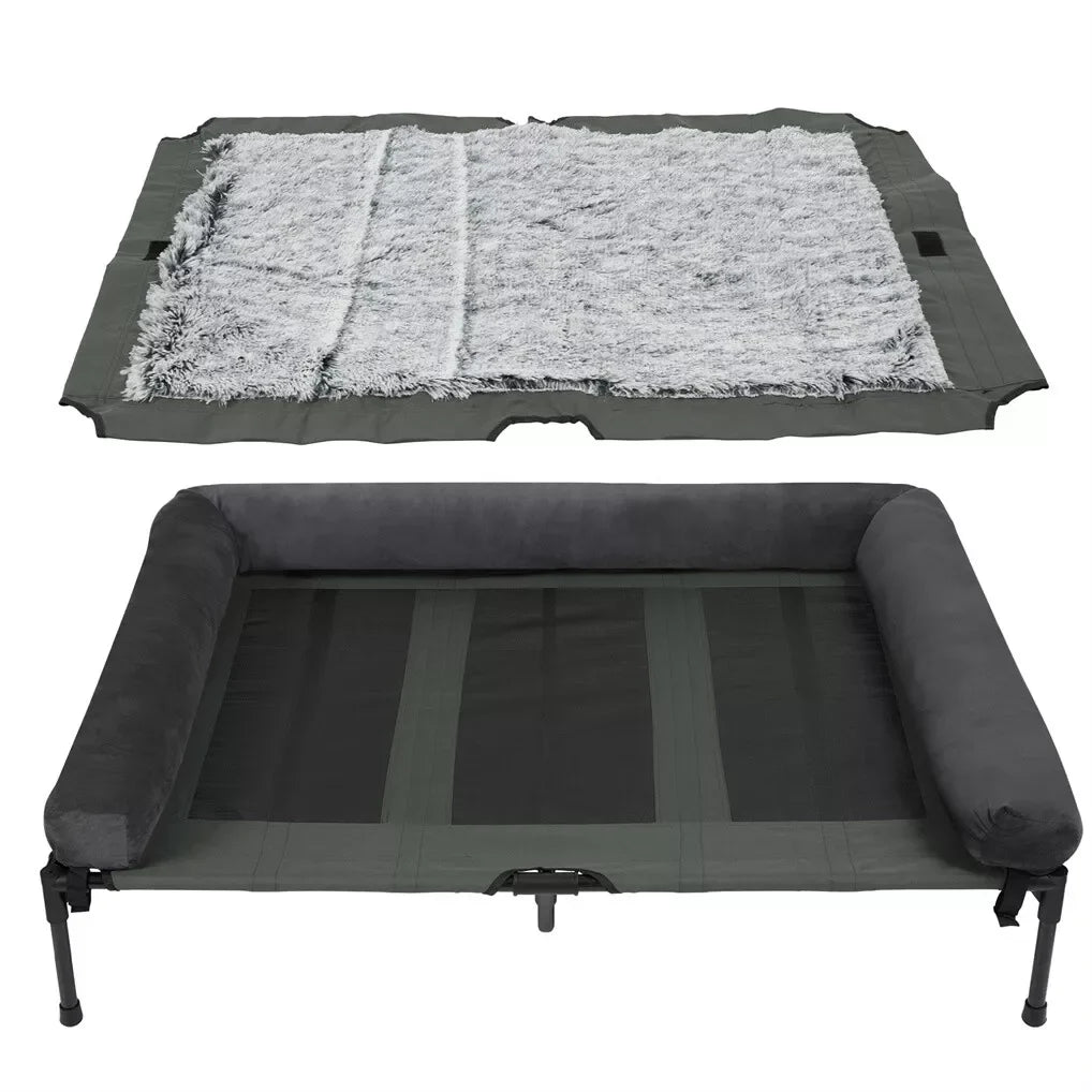 Portable Elevated Dog Cot for Indoor and Outdoor Comfort
