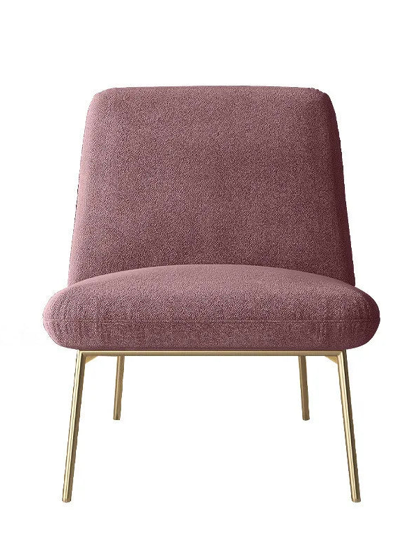 Minimalist Lounge Armchair Soft Sponge Filling, Ideal for Coffee Shop, Lobby or Home