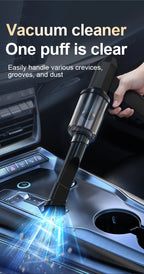 Cordless Turbo Air Blower & Vacuum with 200,000RPM Motor Portable Car Dryer, Black