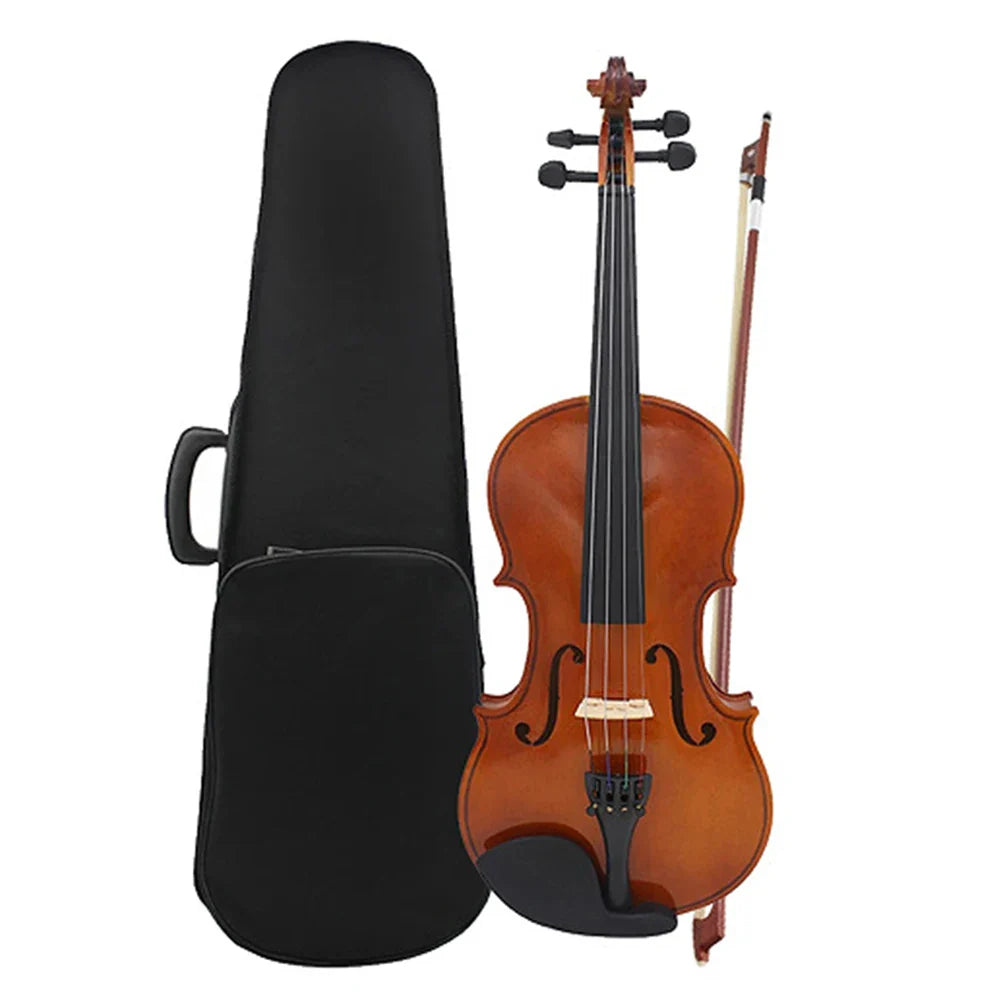 Full Size Beginner Violin Set with Case & Accessories