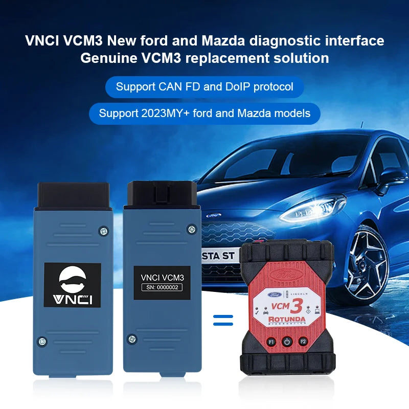 2-in-1 Ford Mazda Diagnostic Interface with DoIP CANFD