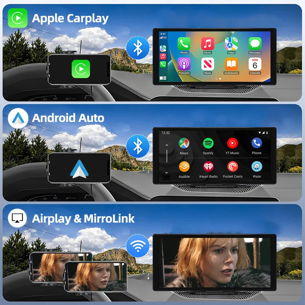 10.36" AHD Camera DVR System with Android Auto
