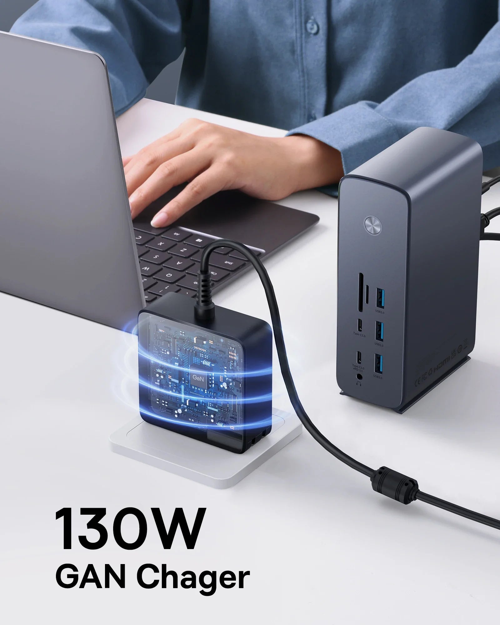 17-in-1 USB-C Docking Station with 8K Display Support