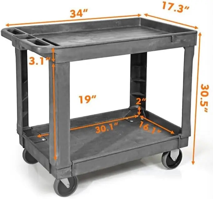 Portable Folding Wagon Cart for Outdoor, Grocery, and Garden Use with Durable Wheels