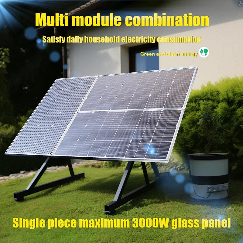 2000W Solar Panel 18V Rigid Waterproof for Outdoor Use