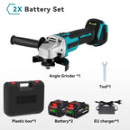 125mm Brushless Angle Grinder for Woodworking and Metal