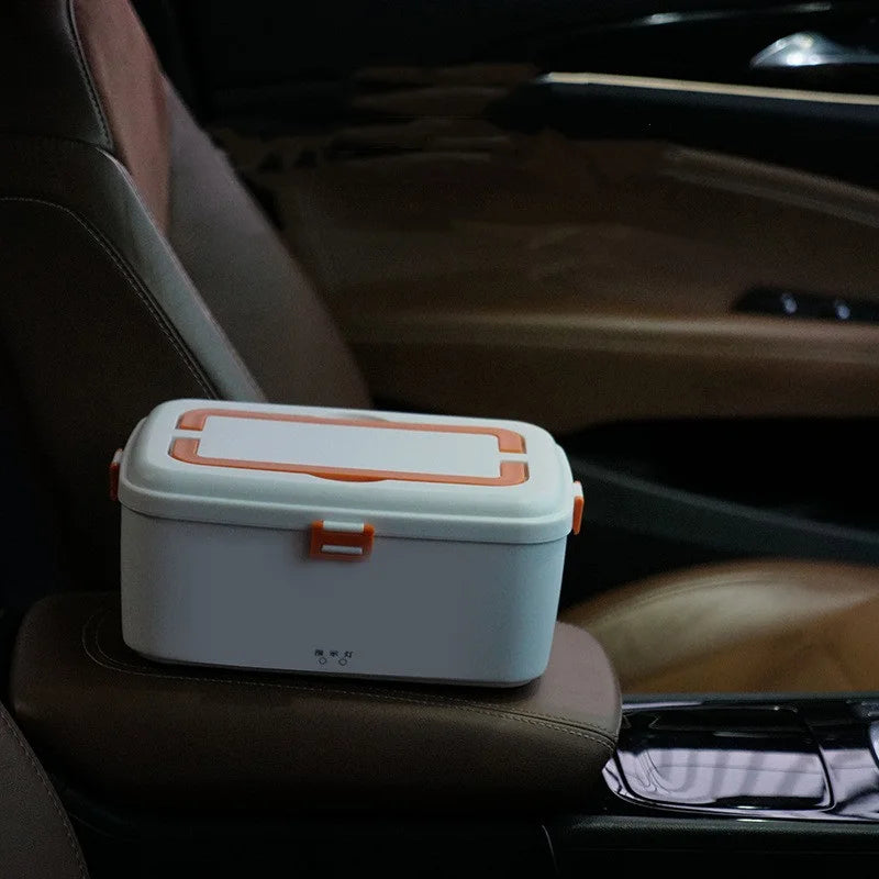 Multi-Power 1.8L Electric Lunch Box Durable Stainless Steel Food Warmer for Travel & Outdoor Use
