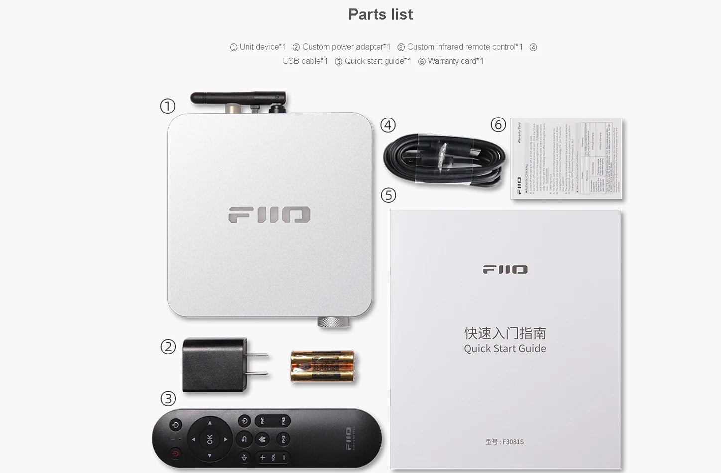 WiFi Hi-Res Audio Streamer with AirPlay & Multiroom Support