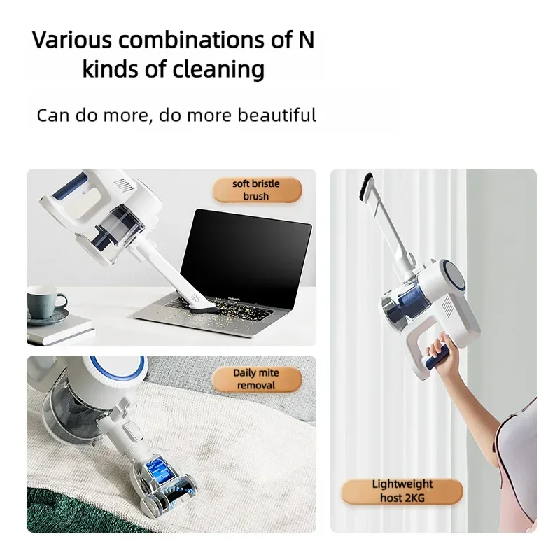 19000Pa Corded Suction Mop Cleaner with Mopping & Dust Removal