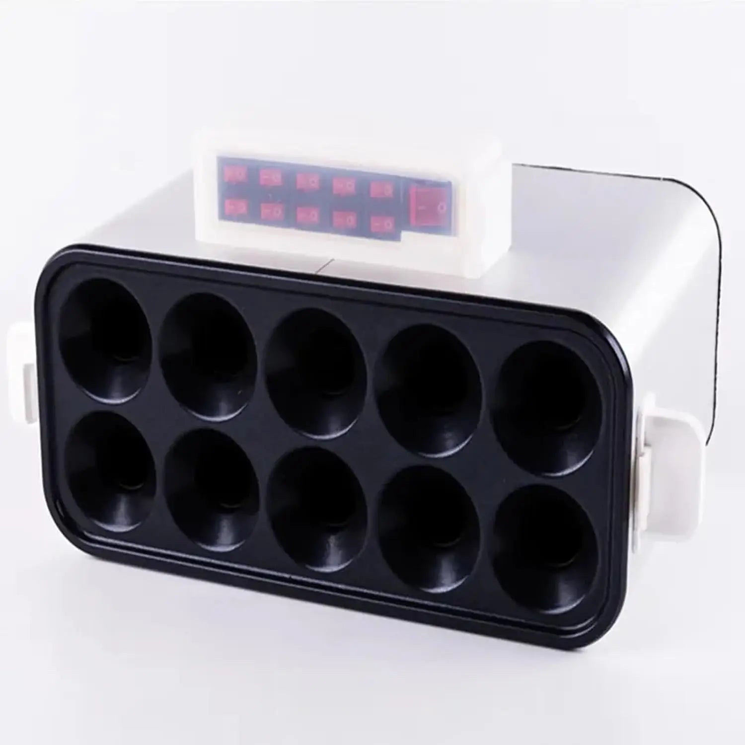 10-Tube Electric Egg Roll & Sausage Maker with Non-Stick Coating – 1400W
