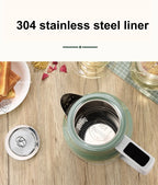 1.7L Electric Kettle 304 Stainless Steel Quick Boil Temperature Control Teapot 1800W