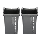 2 Set Multipurpose Stackable Laundry Baskets – Portable & Compact Storage Solution