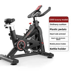 Compact Magnetic Home Cycling Machine for Fat Loss Training - Luxury [heart rate electronic watch]