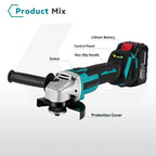125mm Brushless Angle Grinder for Woodworking and Metal