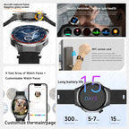 .53" AMOLED GPS Smartwatch with NFC and Bluetooth Call