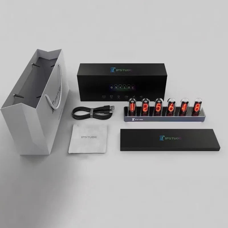 Color-Changing Digital Tube Clock for Office or Bedroom