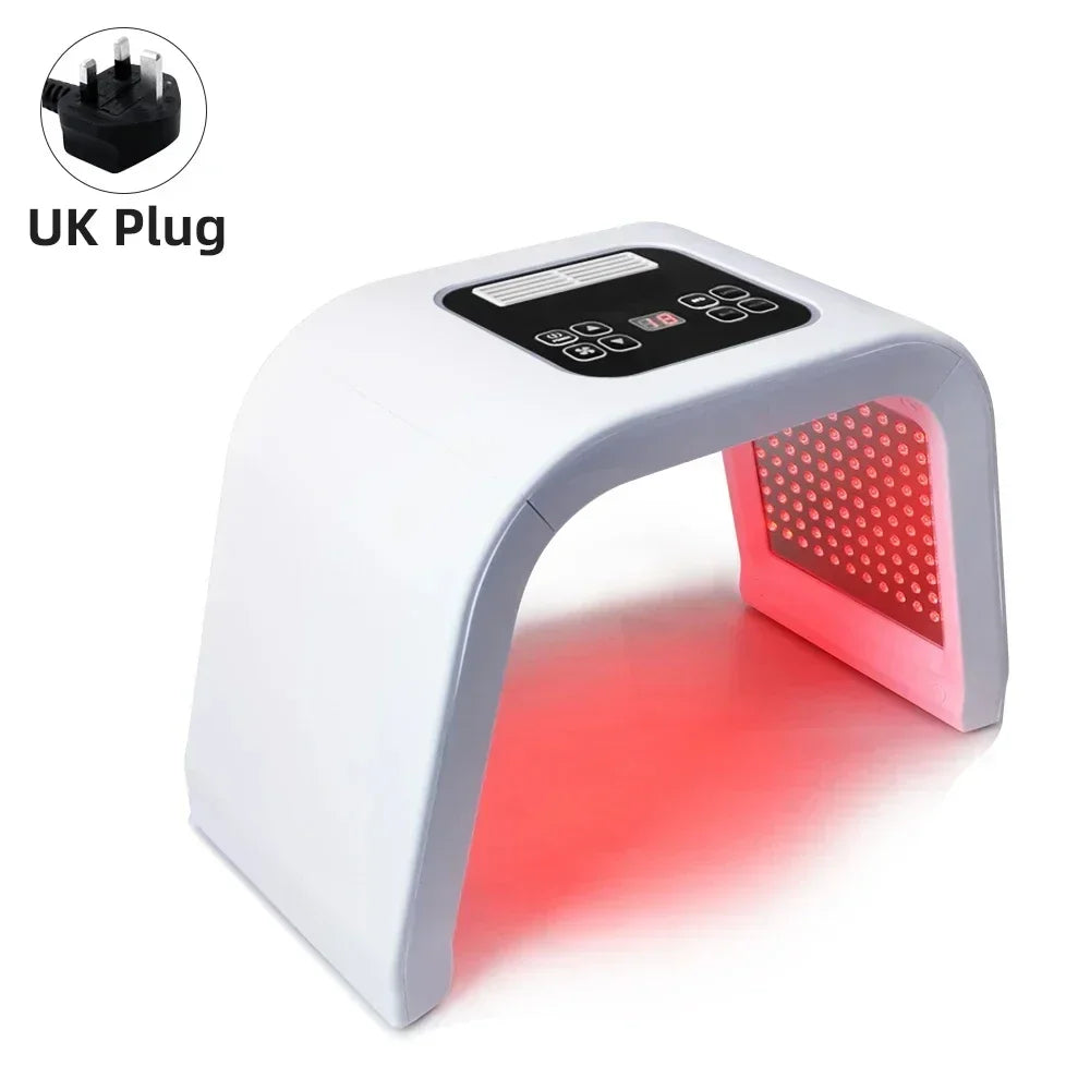 Rechargeable 7-Mode LED Skin Therapy Mask Wrinkle Reduction & Brightening for Home & Salon