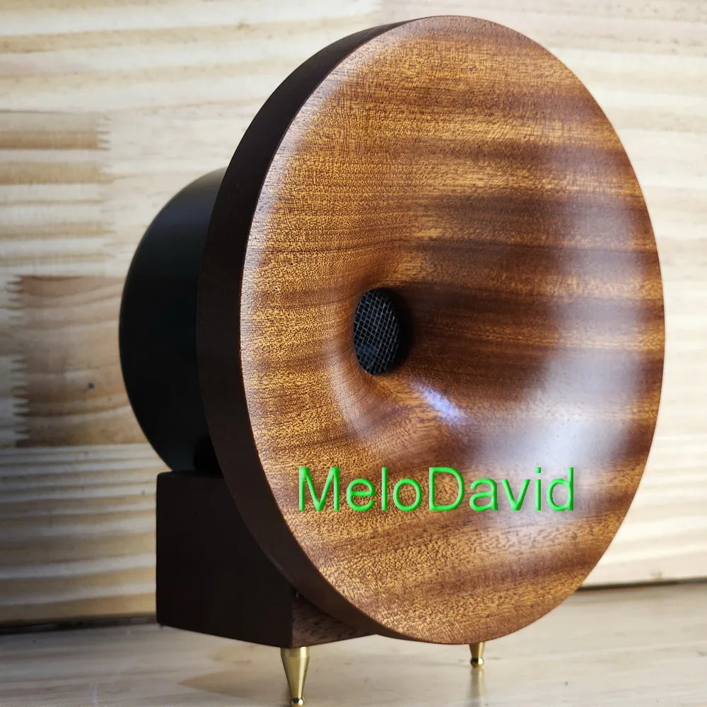 2-Piece 98dB Wooden Horn Tweeters with Free Stands