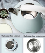 1.8L Electric Kettle Stainless Steel with Auto Shut-Off & 360° Base – 1800W, Fast Boil