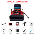 17mm Pipe Inspection Camera with 10m Cable, DVR Recorder & 4.3" Display